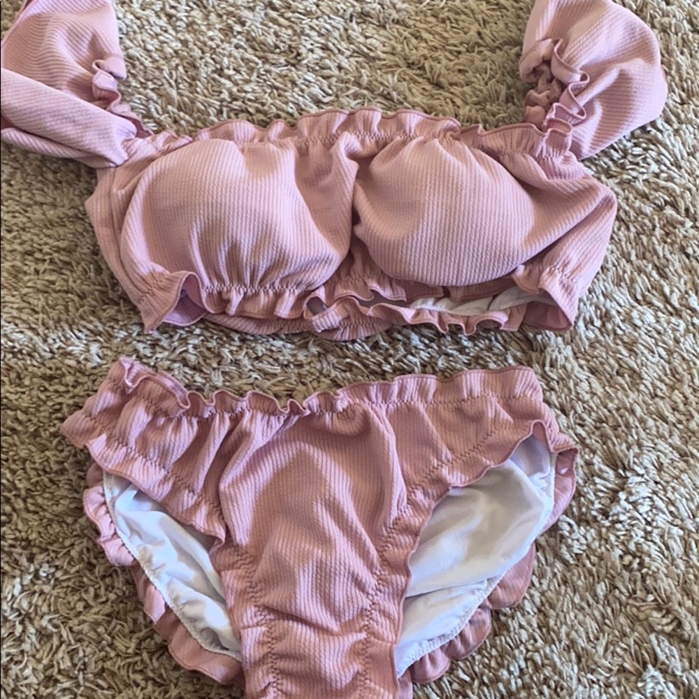 Shein Two piece pink bikini